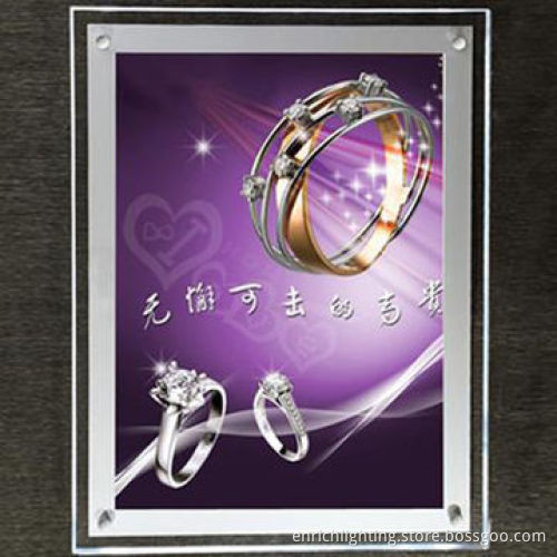 Single Face LED Light Box with Aluminum Frame, Super Slim 50mm, Frame/Visible Size Can Be OEM